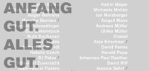 Anfang gut, alles gut